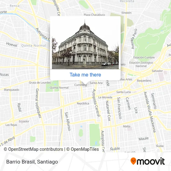 Barrio Brasil map