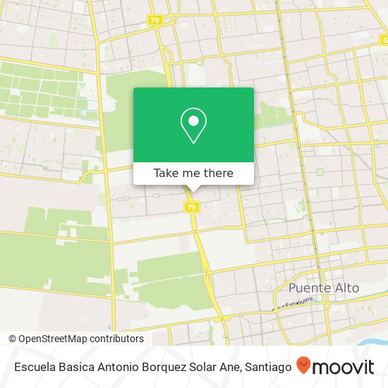 Escuela Basica Antonio Borquez Solar Ane map