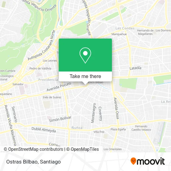 Ostras Bilbao map