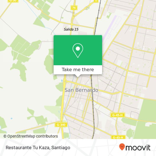 Restaurante Tu Kaza map