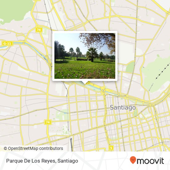 Parque De Los Reyes map