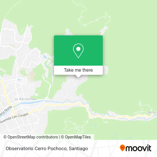 Observatorio Cerro Pochoco map