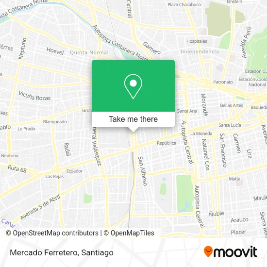 Mercado Ferretero map