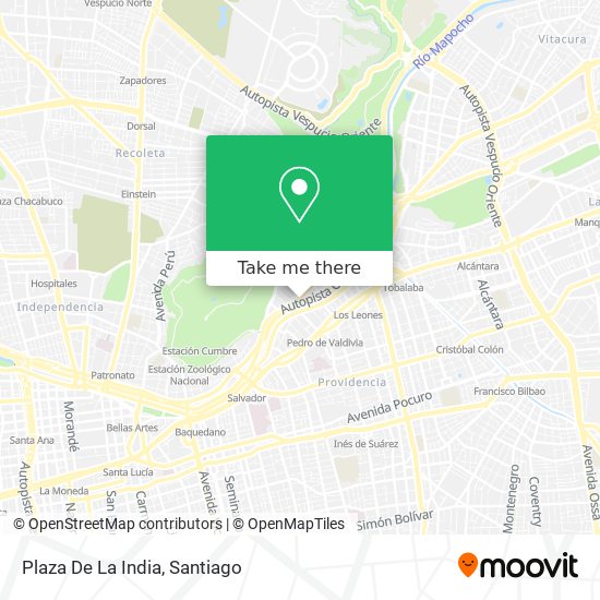 Plaza De La India map