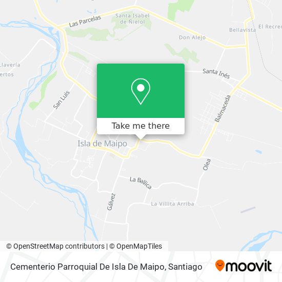 Cementerio Parroquial De Isla De Maipo map