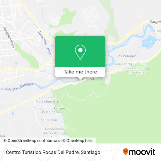 Centro Turístico Rocas Del Padre map