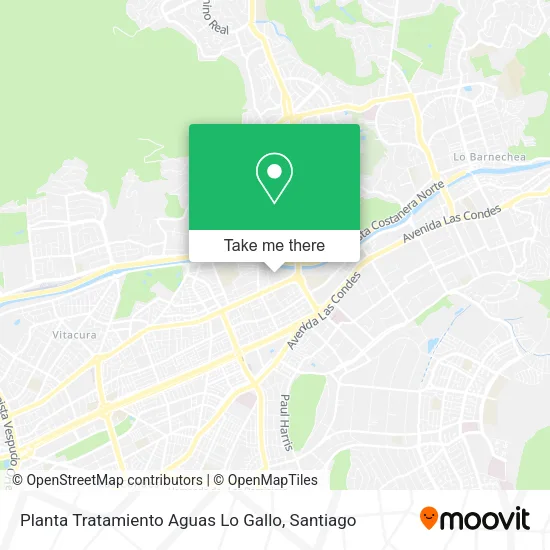 Planta Tratamiento Aguas Lo Gallo map