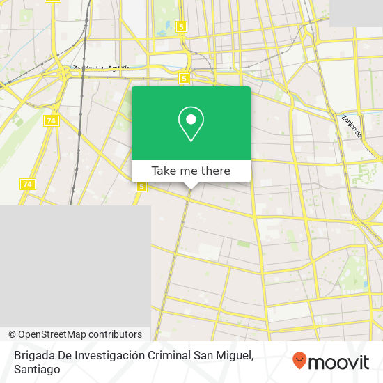 Brigada De Investigación Criminal San Miguel map