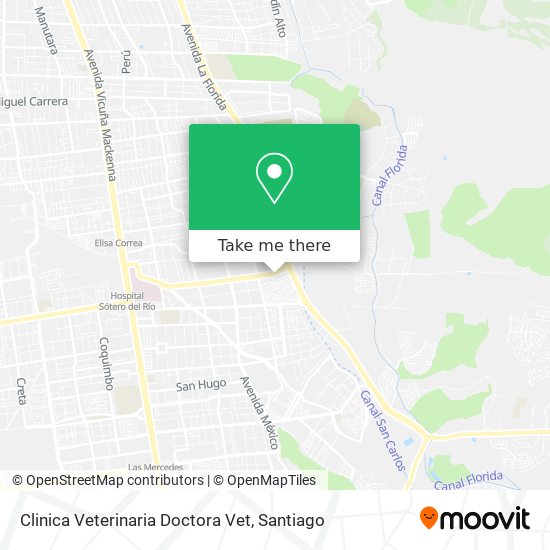 Clinica Veterinaria Doctora Vet map
