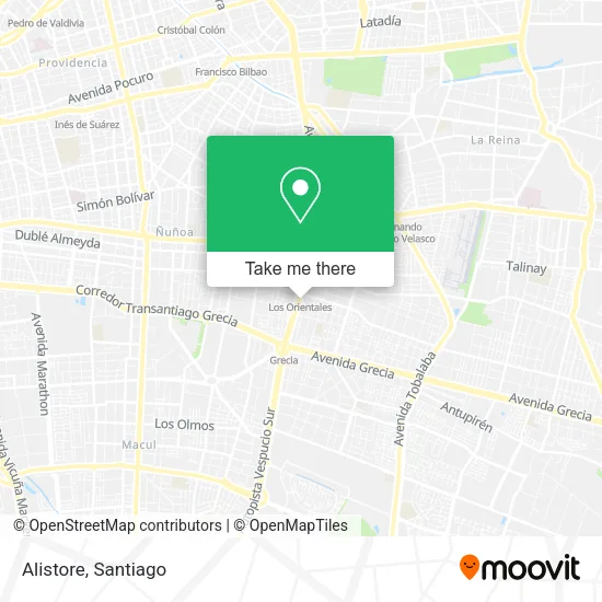 Alistore map
