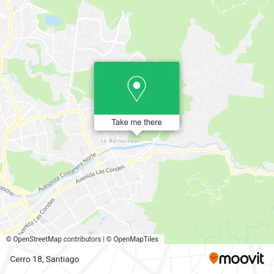 Cerro 18 map