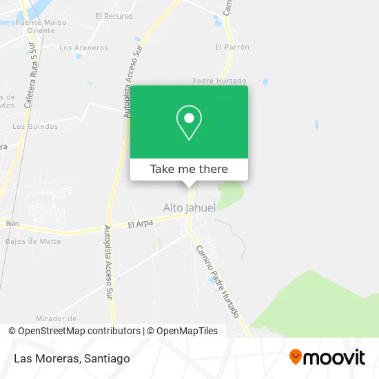 Las Moreras map
