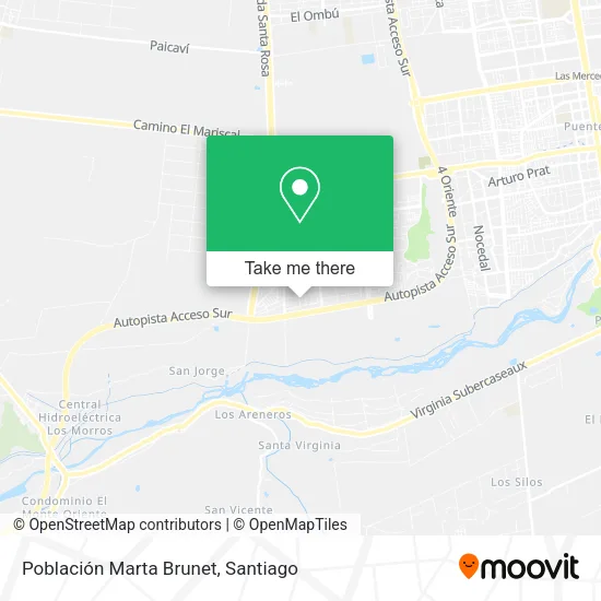 Población Marta Brunet map