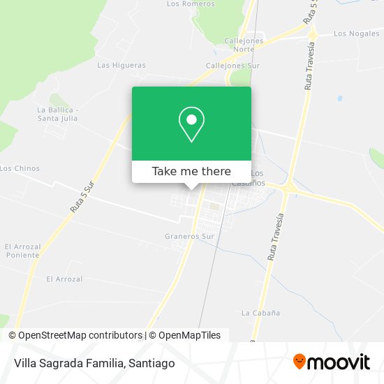 Villa Sagrada Familia map