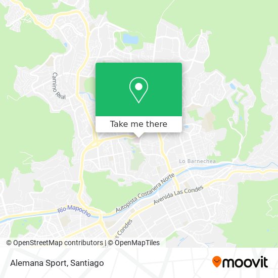 Alemana Sport map