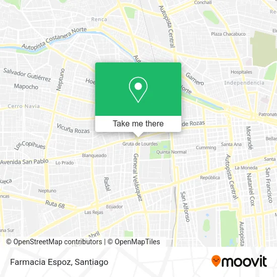 Farmacia Espoz map