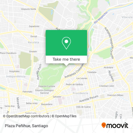 Mapa de Plaza Peñihue