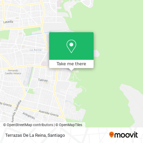 Terrazas De La Reina map