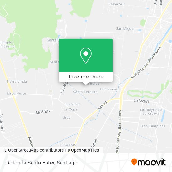 Rotonda Santa Ester map