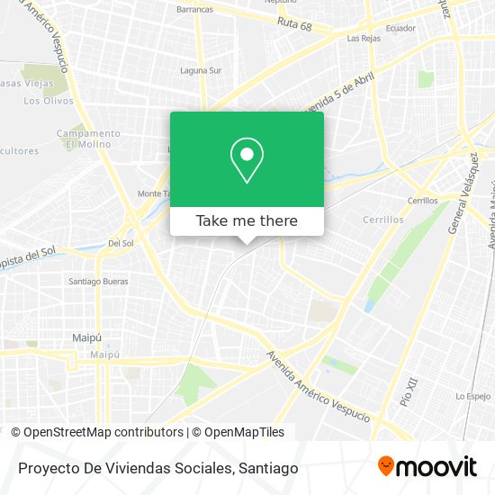 Mapa de Proyecto De Viviendas Sociales