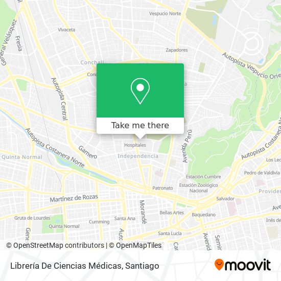 Librería De Ciencias Médicas map