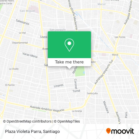 Plaza Violeta Parra map