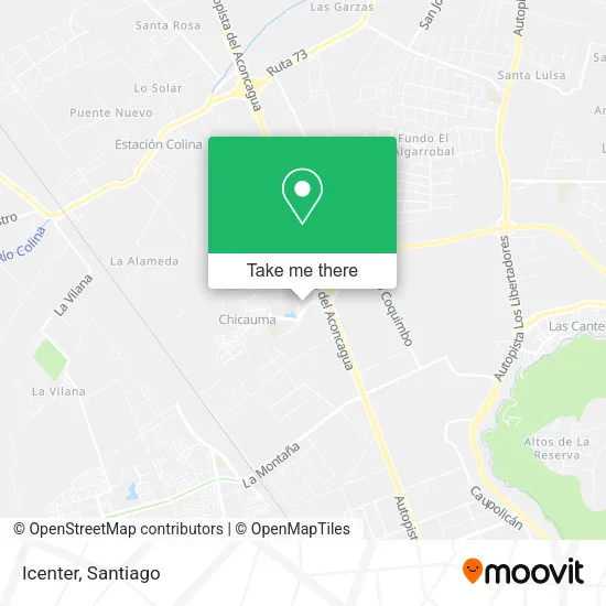 Icenter map