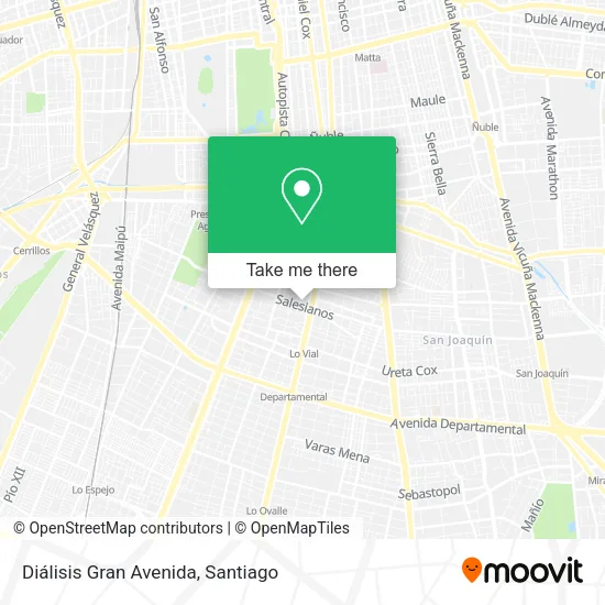 Diálisis Gran Avenida map