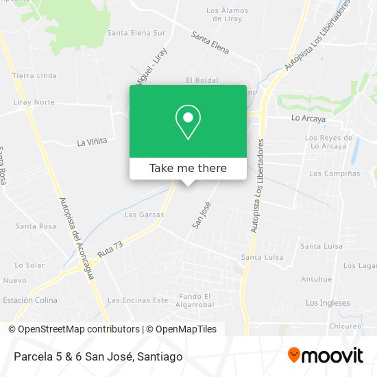 Parcela 5 & 6 San José map