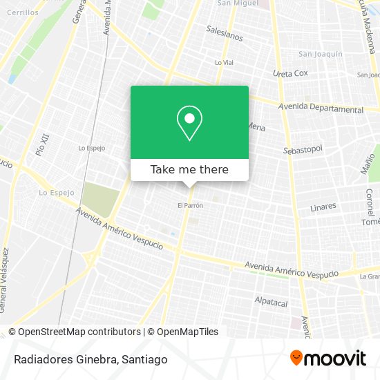 Radiadores Ginebra map