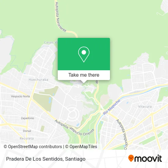 Pradera De Los Sentidos map