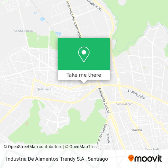 Industria De Alimentos Trendy S.A. map
