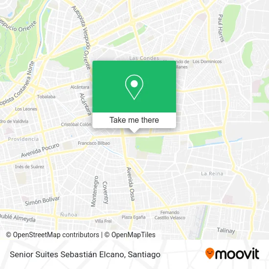 Senior Suites Sebastián Elcano map