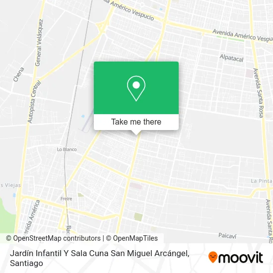 Mapa de Jardín Infantil Y Sala Cuna San Miguel Arcángel
