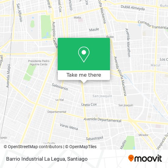 Barrio Industrial La Legua map