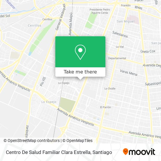 Centro De Salud Familiar Clara Estrella map