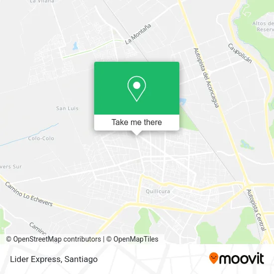 Lider Express map