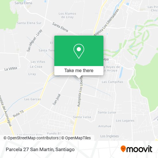 Mapa de Parcela 27 San Martín