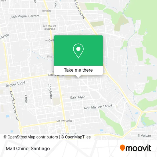 Mall Chino map