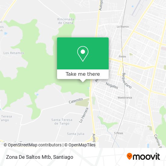 Zona De Saltos Mtb map