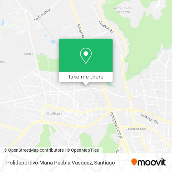 Polideportivo María Puebla Vásquez map