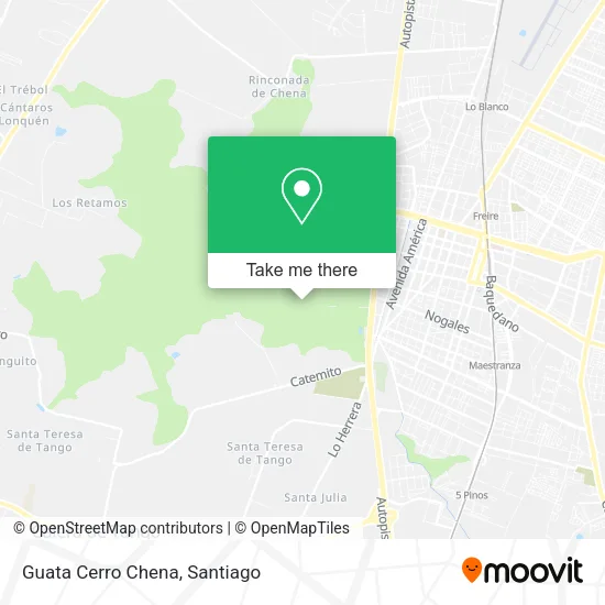 Guata Cerro Chena map