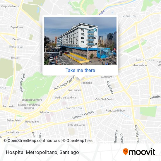 Hospital Metropolitano map