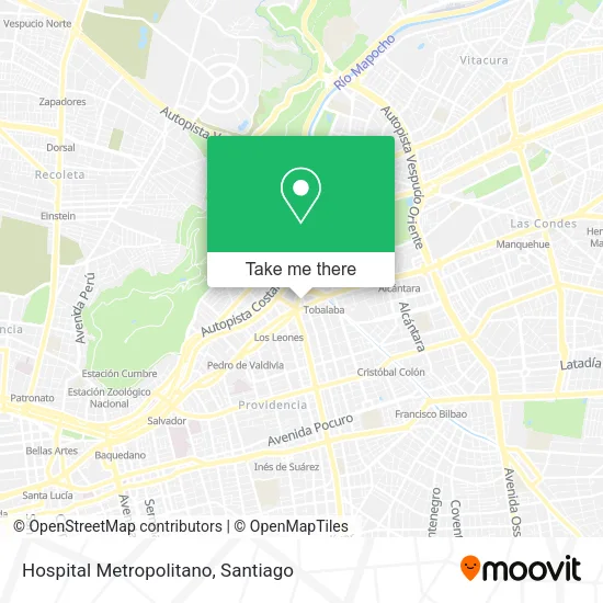 Hospital Metropolitano map