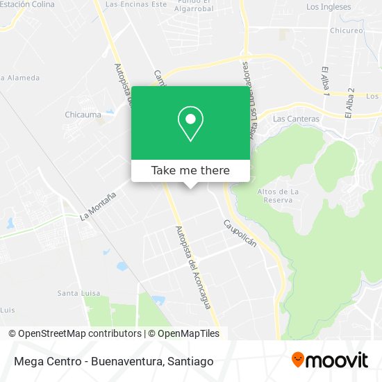 Mega Centro - Buenaventura map