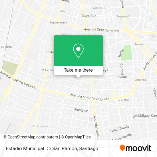 Estadio Municipal De San Ramón map