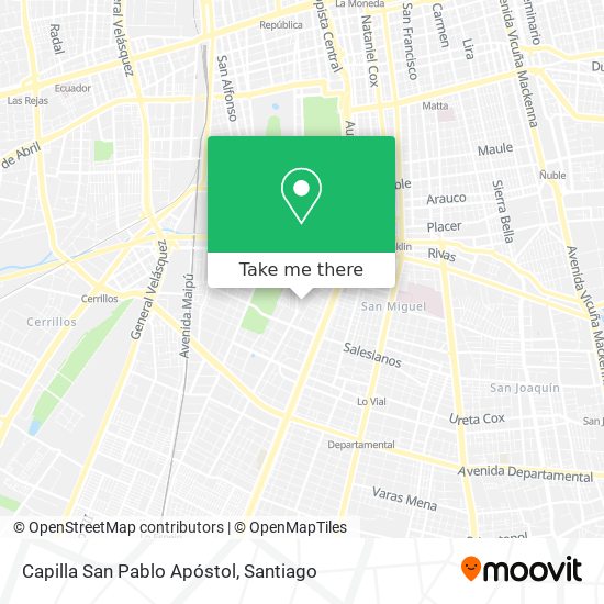 Mapa de Capilla San Pablo Apóstol
