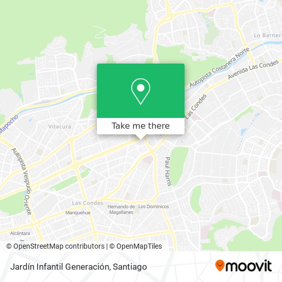 Jardín Infantil Generación map