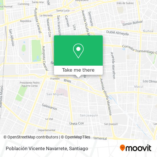 Población Vicente Navarrete map