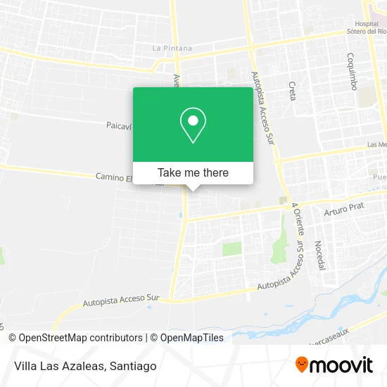 Villa Las Azaleas map